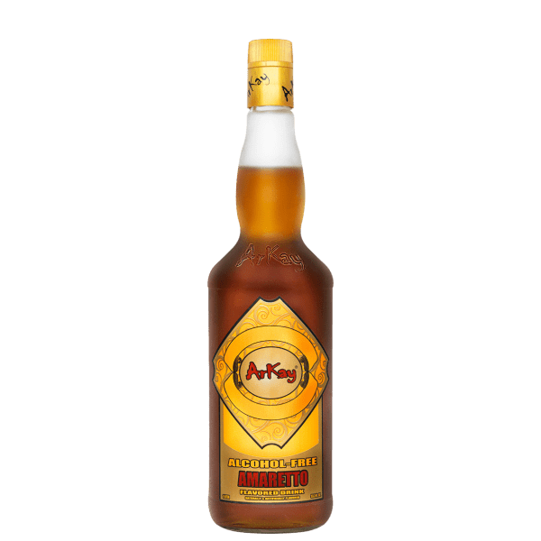 Deal 144 Bottles Arkay Version of Zero Proof Amaretto Flavoured 33.3 FL OZ / 1 Liter