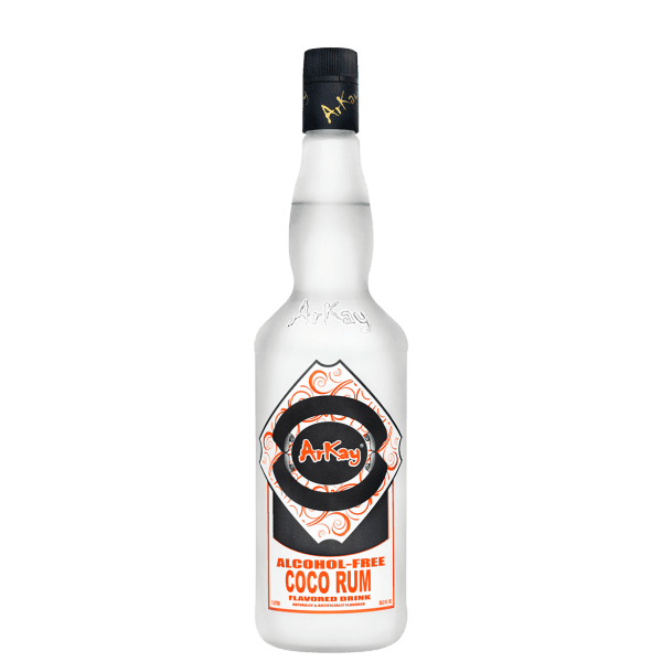 Deal 144 Bottles Arkay Version of Zero Proof Coco Rum Flavoured 33.3 FL OZ / 1 Liter