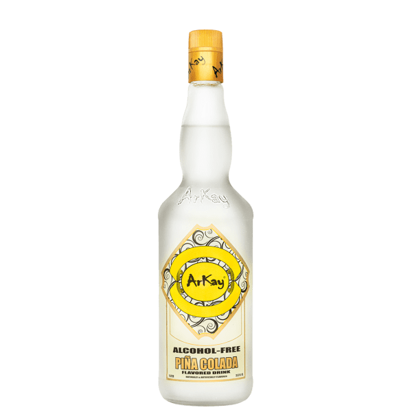 Deal 12 Bottles Arkay Version of Zero Proof Pina Colada Flavoured 33.3 FL OZ / 1 Liter