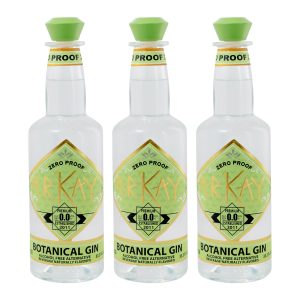 Deal 12 Bottles Arkay Zero Proof  Botanical Gin Alternative 33.3 FL OZ / 1 Liter