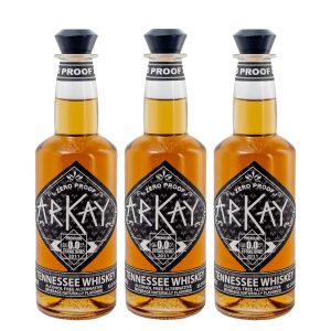Deal 12 Bottles Arkay Zero Proof Tennessee Whiskey Alternative 33.3 FL OZ / 1 Liter