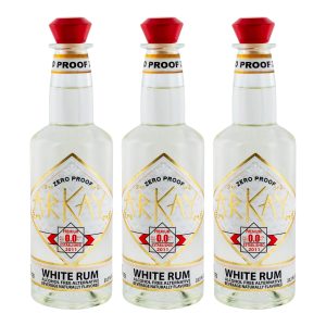 Deal 12 Arkay Zero Proof Bottles White Rum Alternative 33.3 FL OZ / 1 Liter