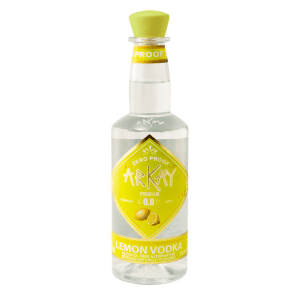 Lemon2VodkafotoNew_800x800.png Deal 12 Bottles Arkay Lemon Vodka Zero Proof Spirits 33.3 FL OZ / 1 Liter