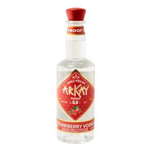 StrawberryVodkafotoNew_800x800.png Deal 12 Bottles Arkay Strawberry Vodka Zero Proof Spirits 33.3 FL OZ / 1 Liter